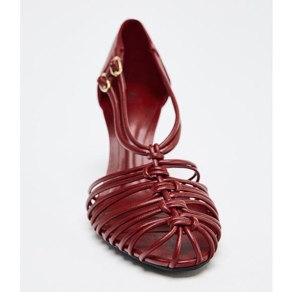 ZARA Strappy Heeled Sandals NWT - Picture 15 of 16